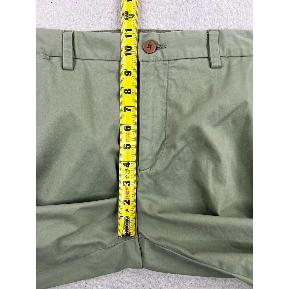 Tommy Bahama Pants Mens 35x34 Green Regular Fit Chino Casual Flat Front